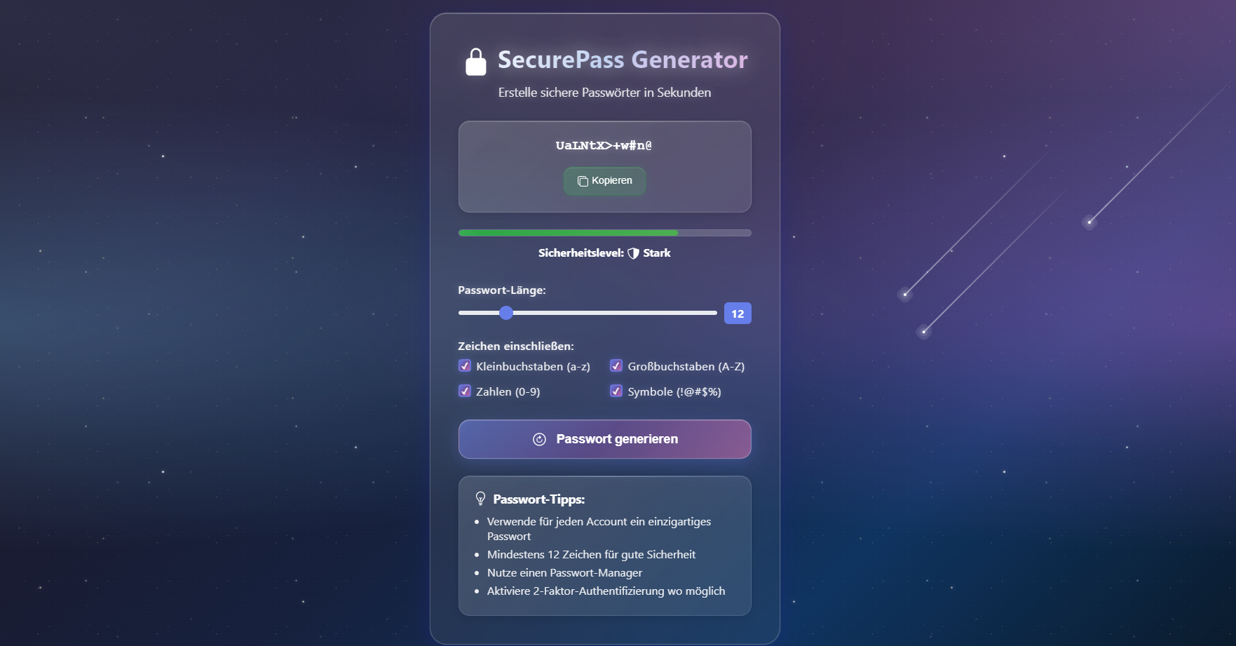 Mercedes-Dev SecurePass Generator